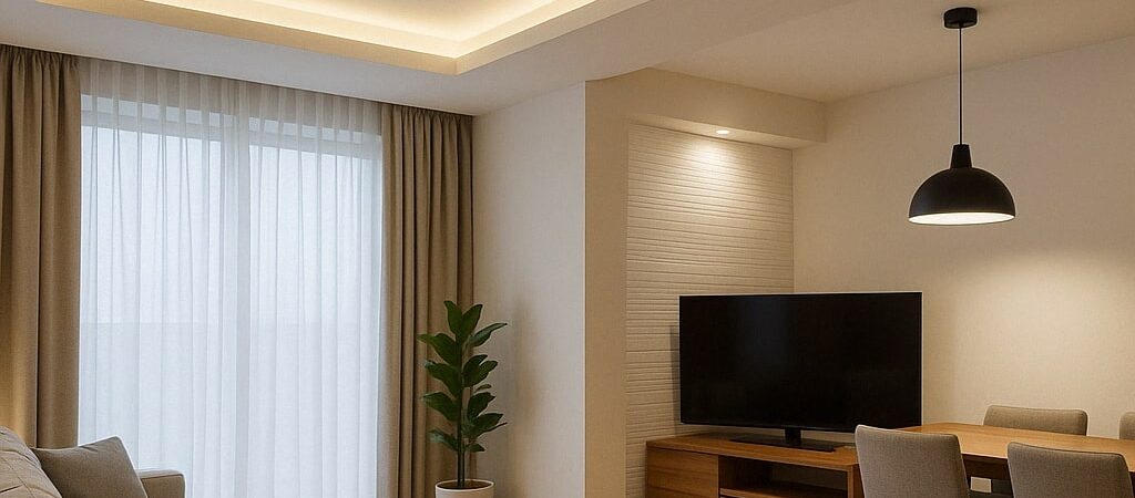 Com Iluminação Embutida: Elegância e Conforto - ideia