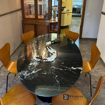 Mesas de Jantar com Base Imponente: Reuniões Memoráveis! - inspiração