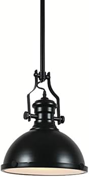 Pendente Industrial sobre a Ilha: Charme Retrô Moderno - inspiração