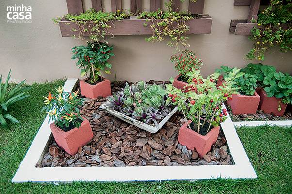 Em Vasos de Cimento DIY: Rusticidade Moderna e Sustentável - inspiração