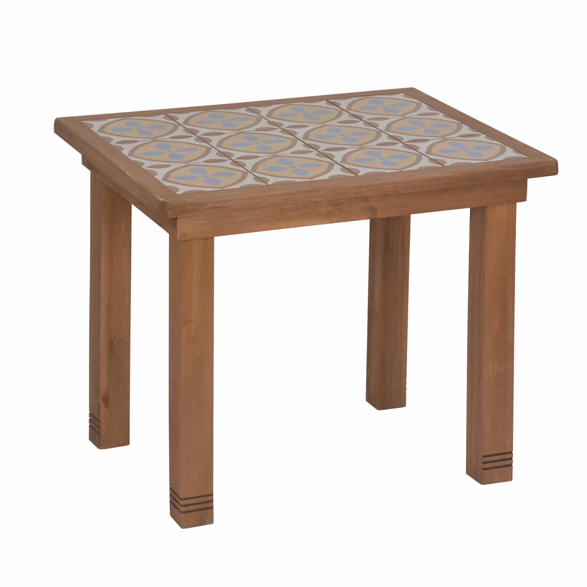 Mesa de Centro com Tampo de Azulejos Vintage: Personalidade Vibrante - inspiração