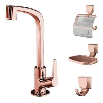 Em Cobre Rosé para um Toque Glamouroso - inspiração