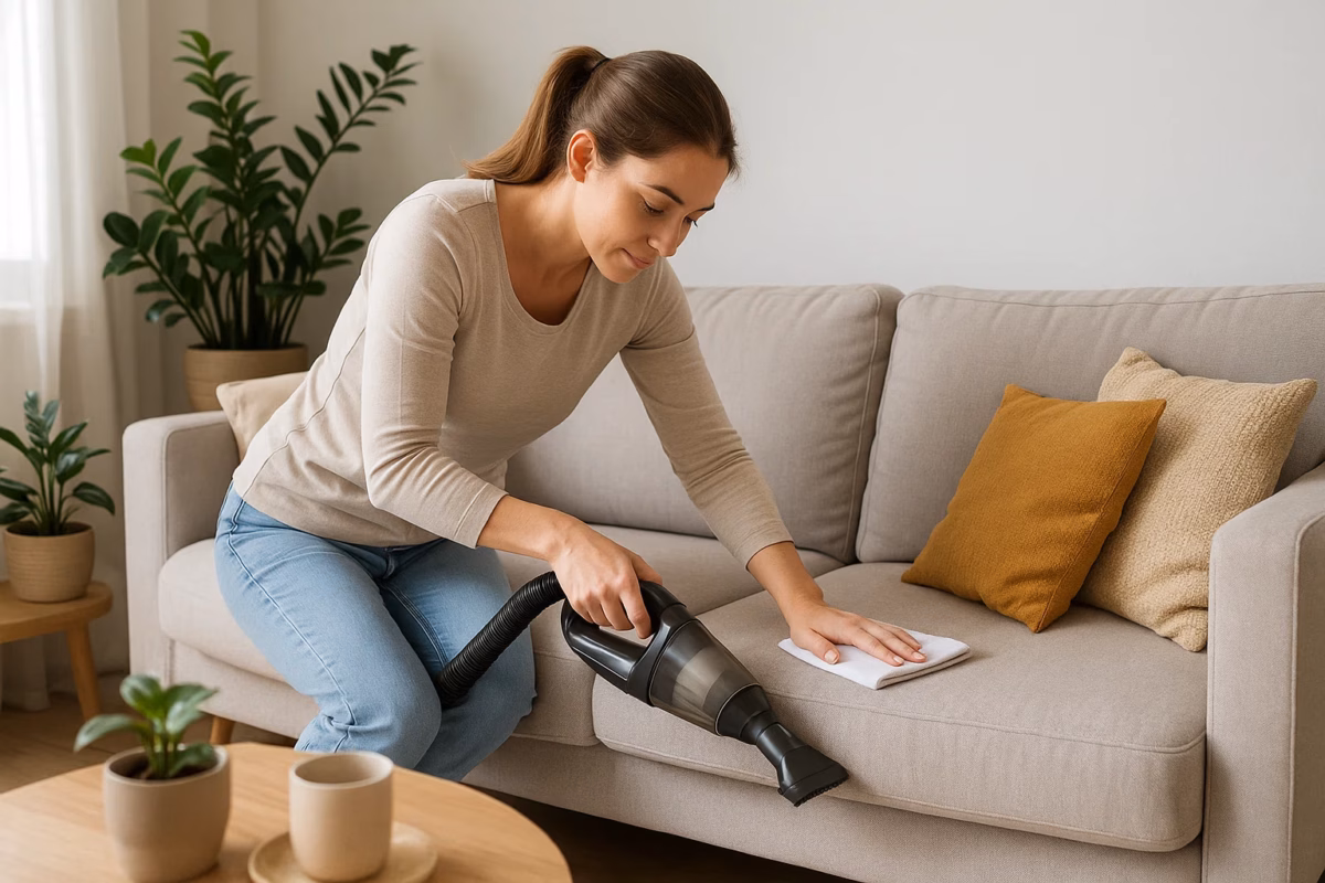 Estofado Vintage com História: Preservando a Beleza e a Memória - detalhe