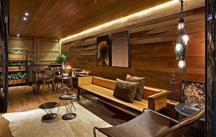 Móveis Planejados com Detalhes em Madeira Rústica: Aconchego e Elegância Natural - ideia