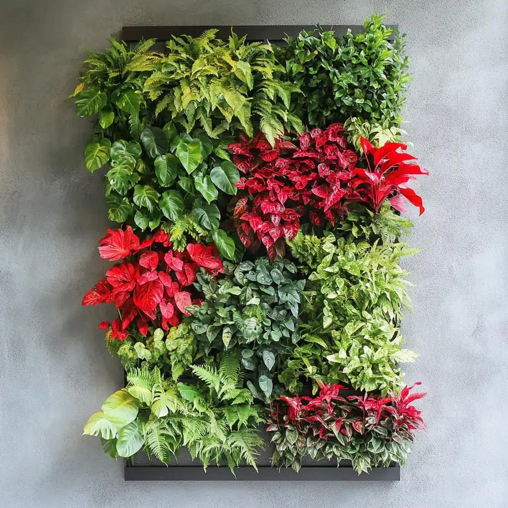 Com Plantas Pendentes: Um Jardim Vertical Discreto - ideia