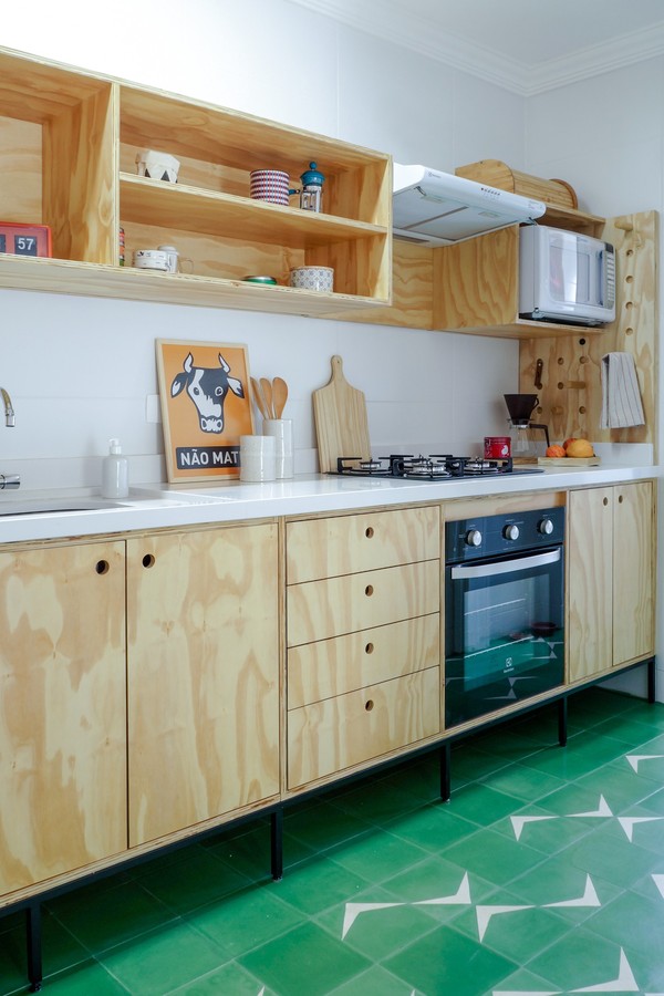 Com Azulejos Coloridos e Nichos Funcionais - detalhe