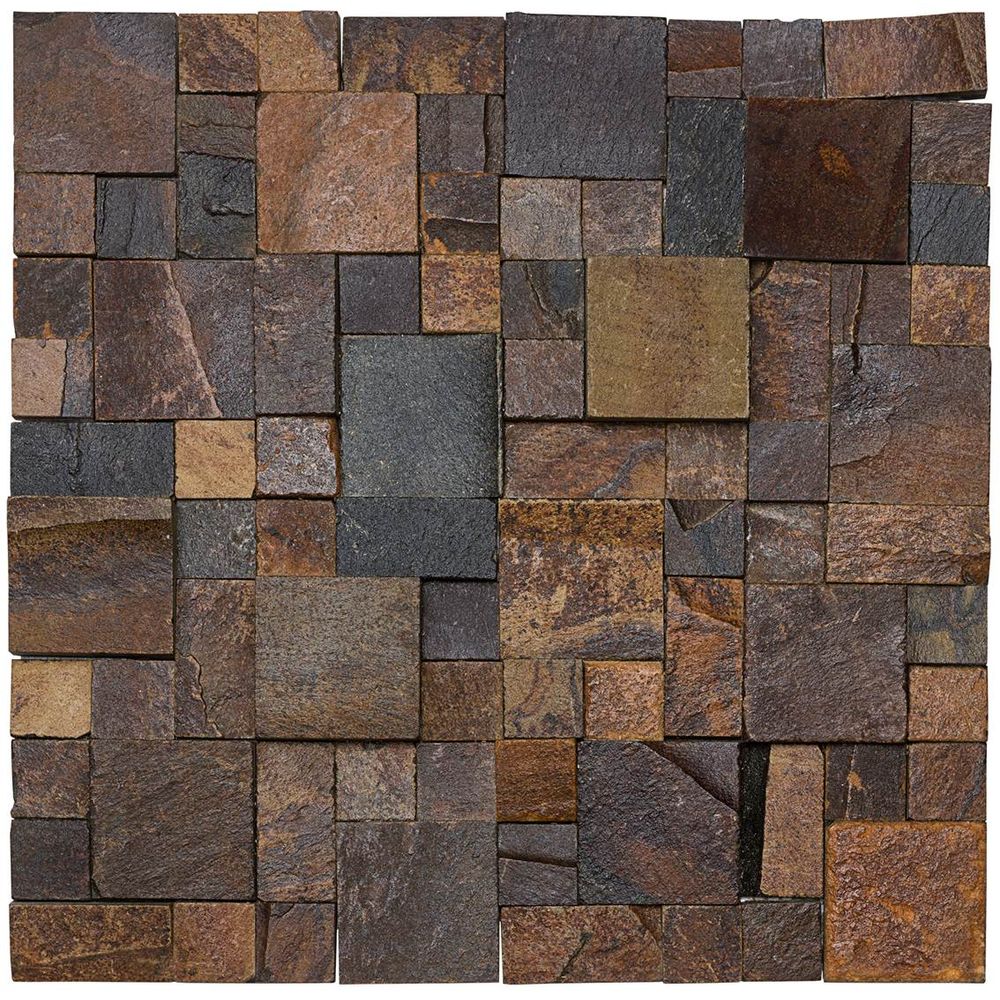 Pastilhas que Imita Pedra Natural: Elegância Rústica no Seu Banho - ideia