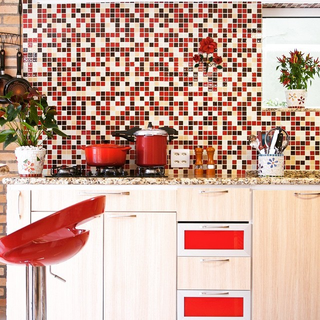 Mosaicos de Cerâmica Rústica: Um Toque Aconchegante e Artesanal - inspiração