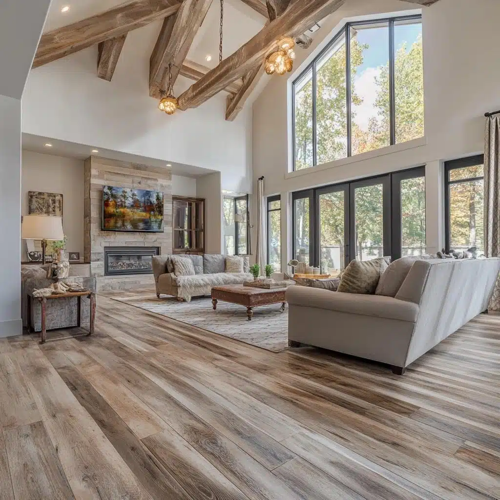 Piso Amadeirado Rústico: Textura e Personalidade para Ambientes Autênticos - ideia