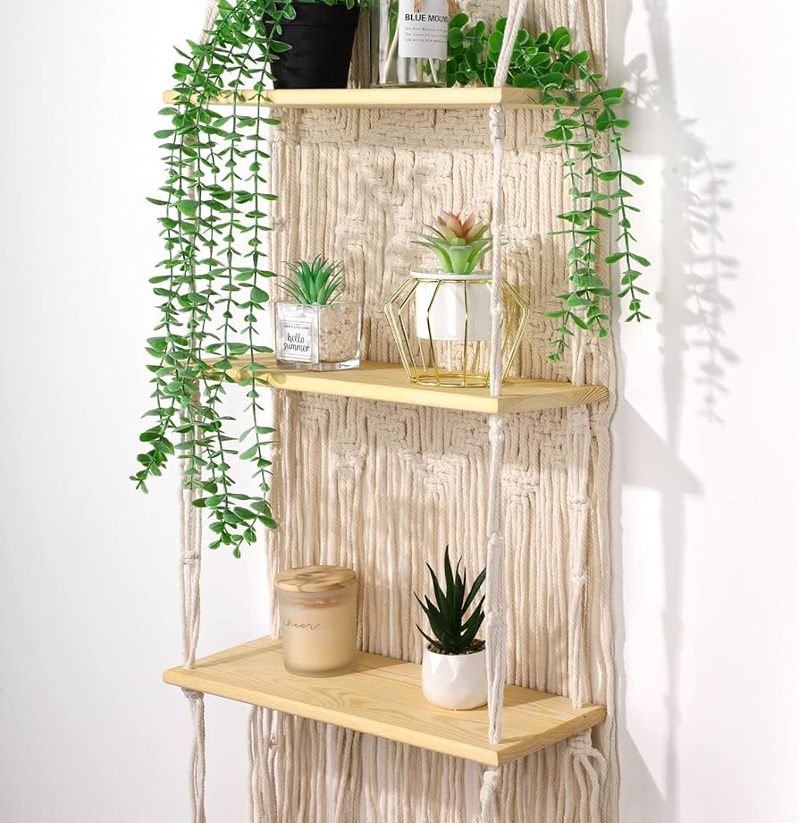 Com Macramê: Toque Boho e Natural - ideia