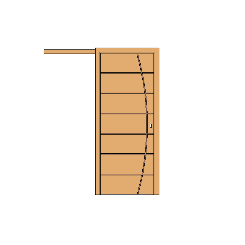 Porta de Correr com Revestimento em Tecido: Textura e Conforto Visual - inspiração