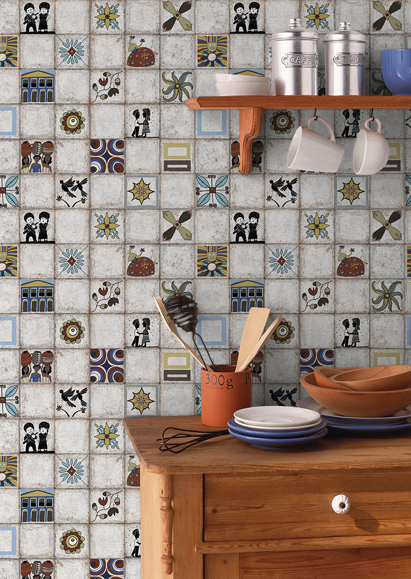 Revestimento Cerâmico Artesanal: Aconchego Rústico Moderno - ideia