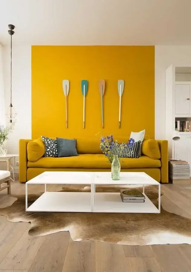 Amarelo Cítrico Moderno com Design Minimalista - inspiração