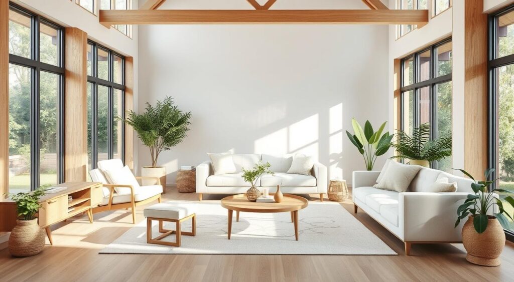 Com Piso de Madeira Clara e Toque Escandinavo - ideia