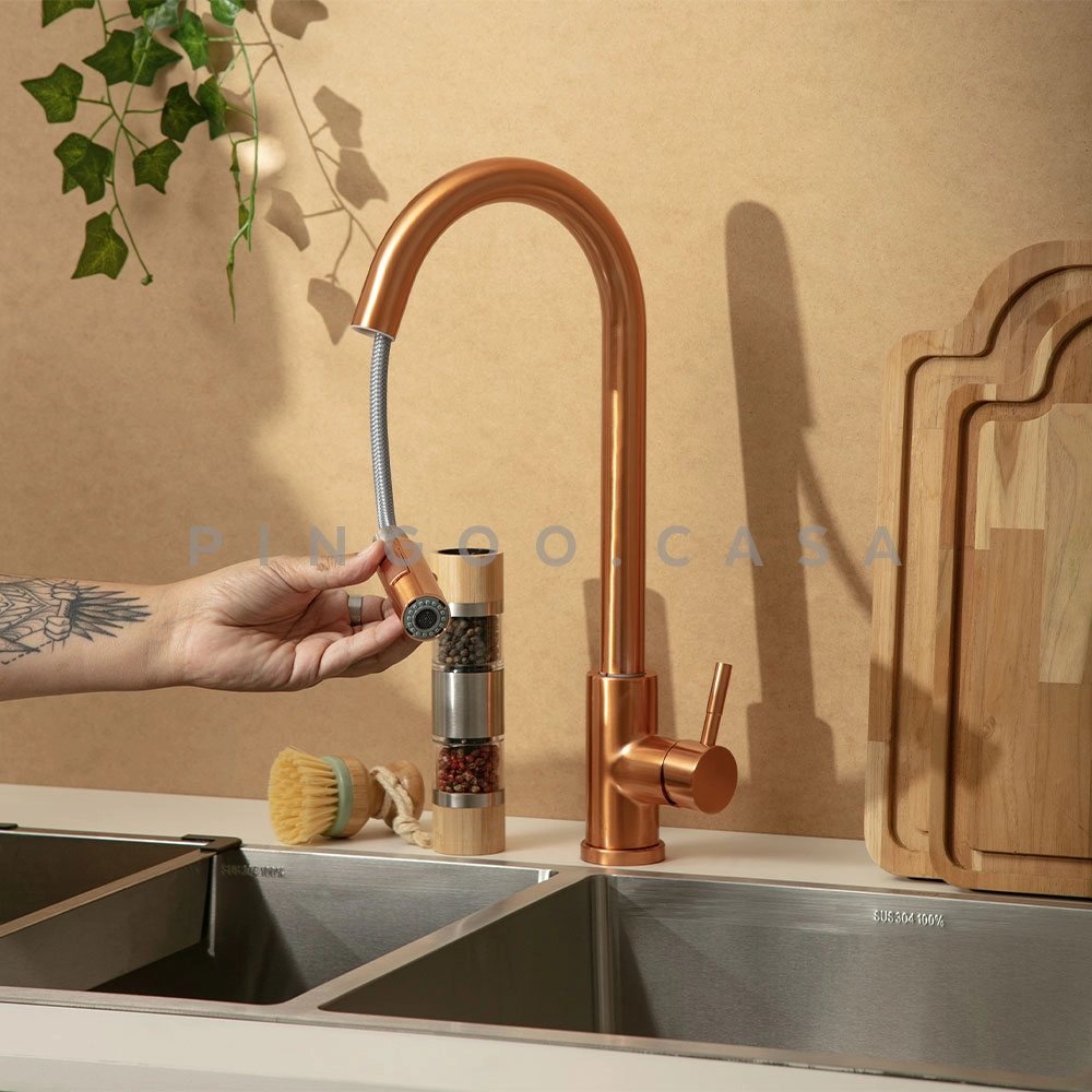 Com Acabamento Cobre para um Toque Sofisticado - inspiração