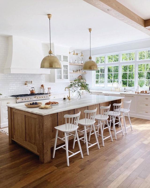 Ilha de Cozinha com Estilo Farmhouse e Detalhes em Crochet - inspiração