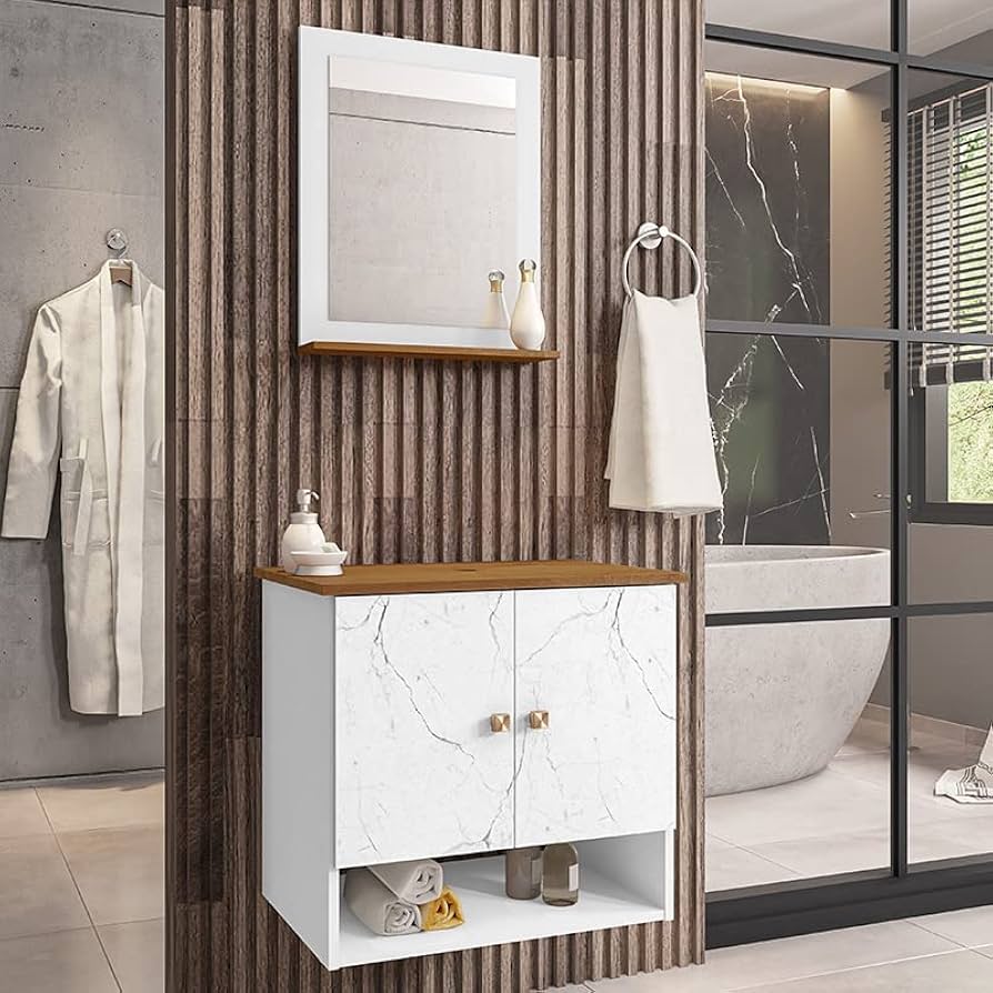 Armário com Espelho Bisotado: Elegância Refletida - inspiração