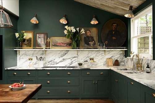 Armários de Cozinha Vintage com Puxadores Garimpados: Charme Retrô que Surpreende - detalhe