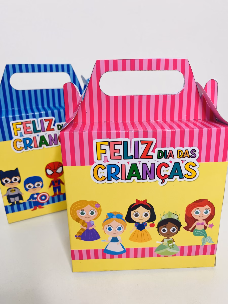 Caixinhas Coloridas com Temas Infantis: Alegria para os Pequenos - detalhe