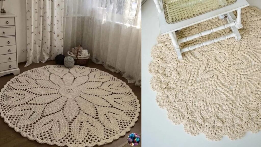 Tapetes de Crochê: Artesanal e Aconchegante - ideia