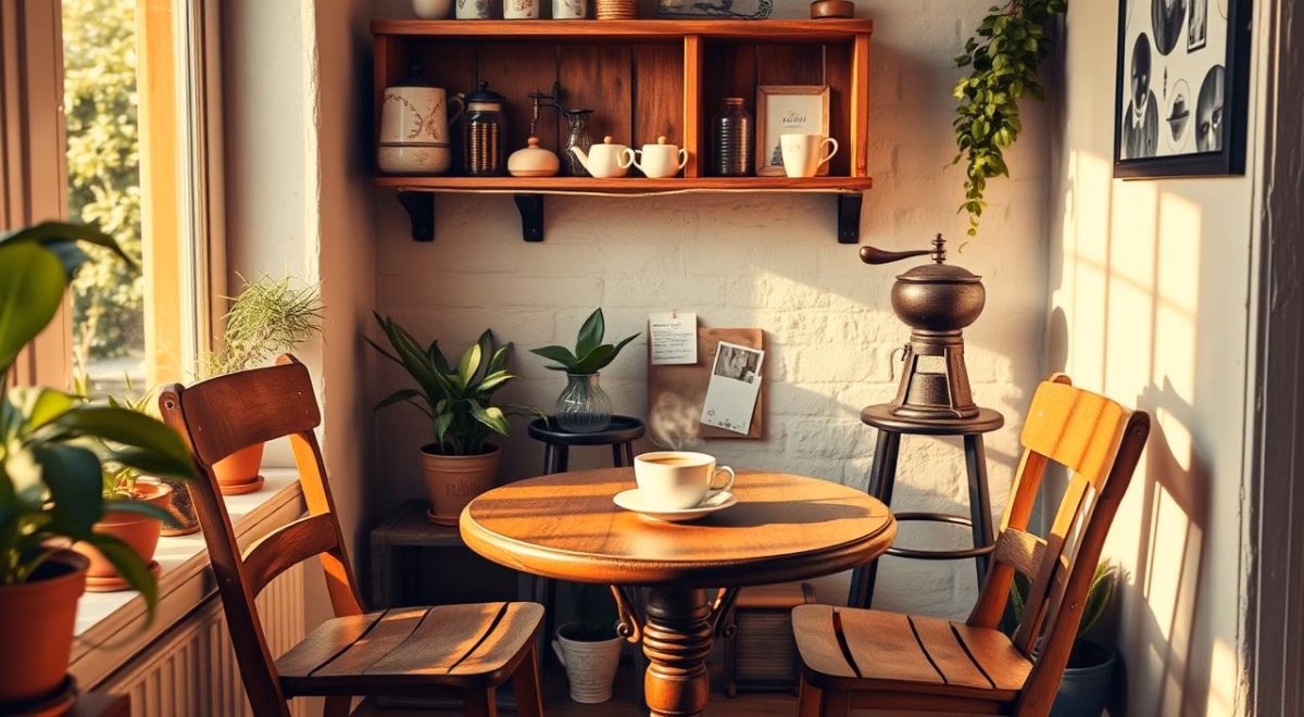 Cantinho do Café Aconchegante: Saboreie as Boas Companhias - inspiração