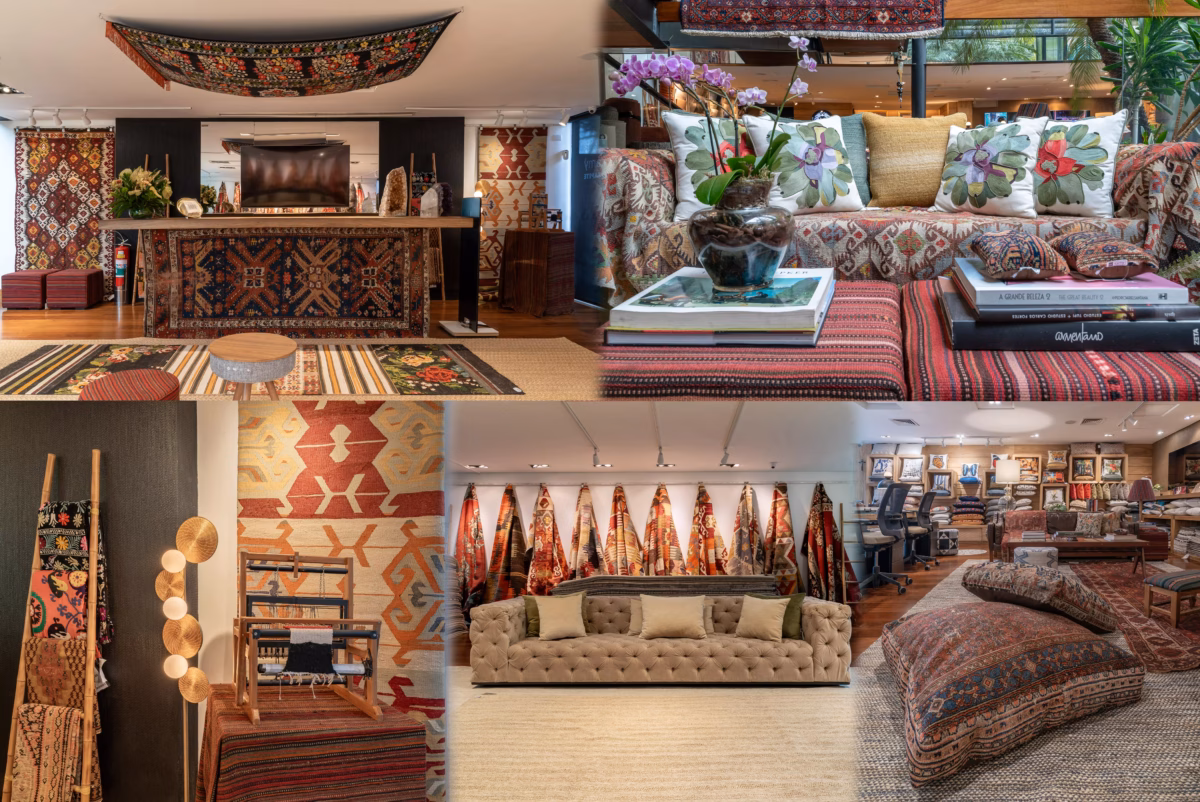 Tapetes Persas e Kilim: Cores e Texturas que Contam Histórias - detalhe