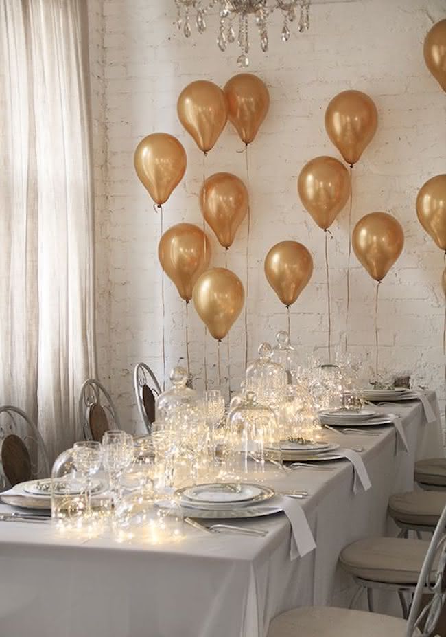 Decoração Suspensa com Origami e Luzes Festivas - detalhe