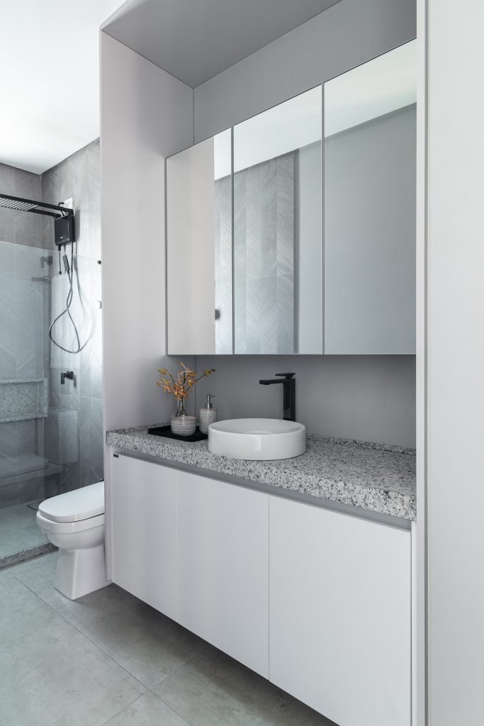 Minimalismo Elegante: Detalhes em Cinza e Branco - ideia