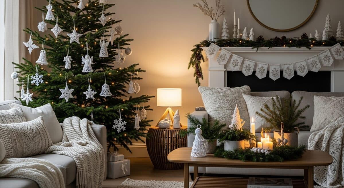 Decoração Natalina com Crochê: O Charme Artesanal que Aquece o Coração - inspiração