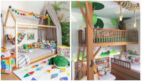 Simplicidade e Elegância: Decoração de Quarto Infantil com Pallet - detalhe