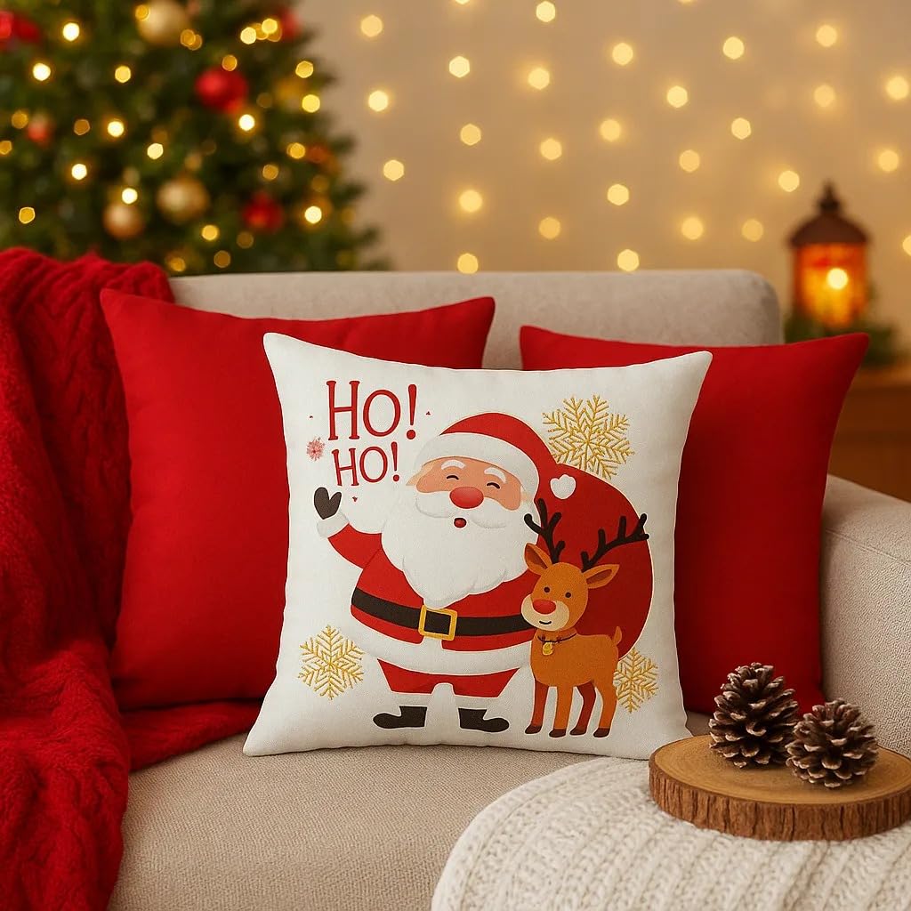Almofadas Temáticas: Conforto e Estilo Natalino - inspiração
