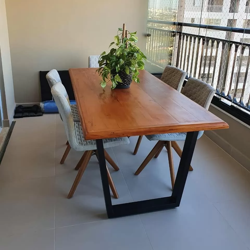 Com Móveis de Ferro e Madeira Rústica: A Combinação Perfeita - inspiração