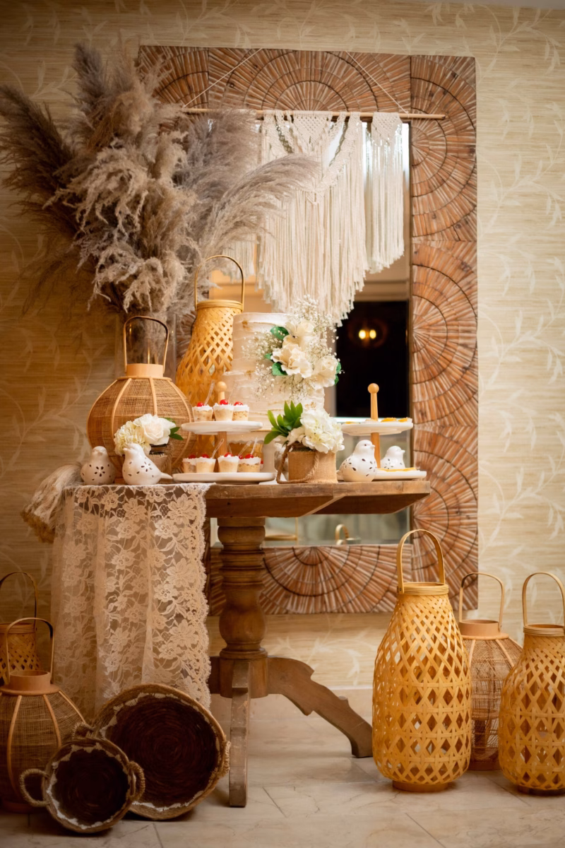 Elegância Rústica: A Delicadeza da Renda em Seu Décor - inspiração