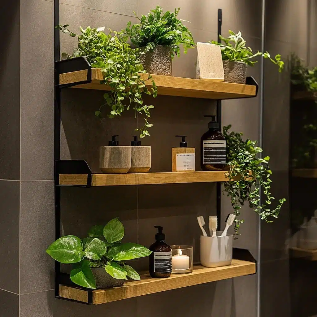Prateleira de Banheiro: Elegância e Praticidade - detalhe