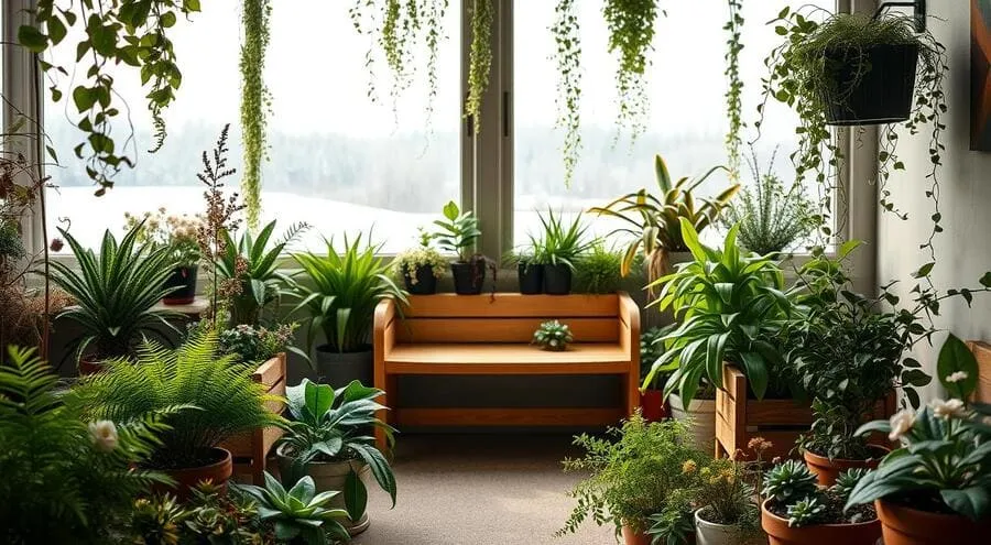 Flores de Inverno em Jardins Verticais Modulares: Otimização de Espaço com Estilo - inspiração