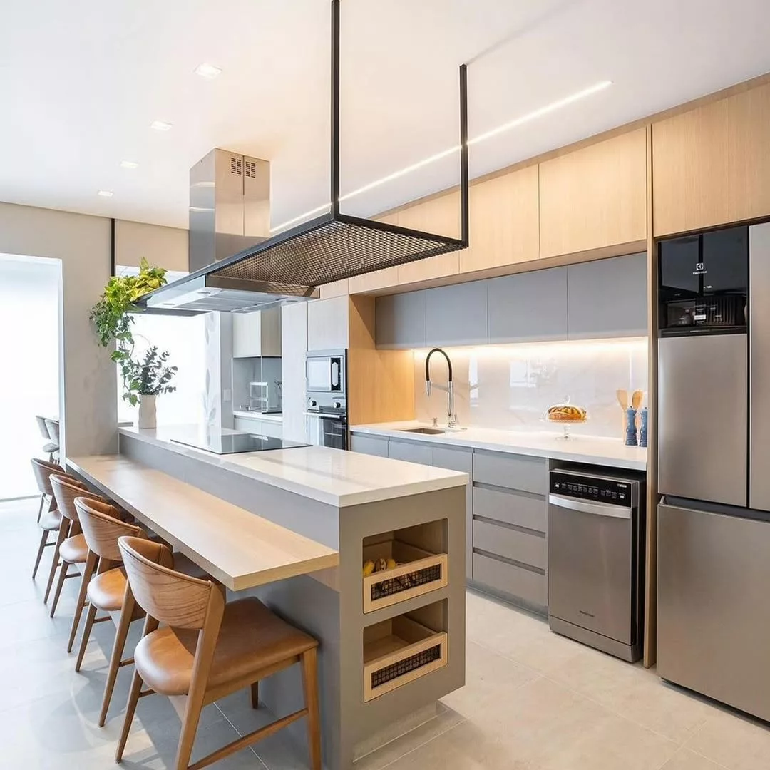 Cozinhas Planejadas Integradas com Sala de Jantar: Convivência e Harmonia Perfeitas - inspiração
