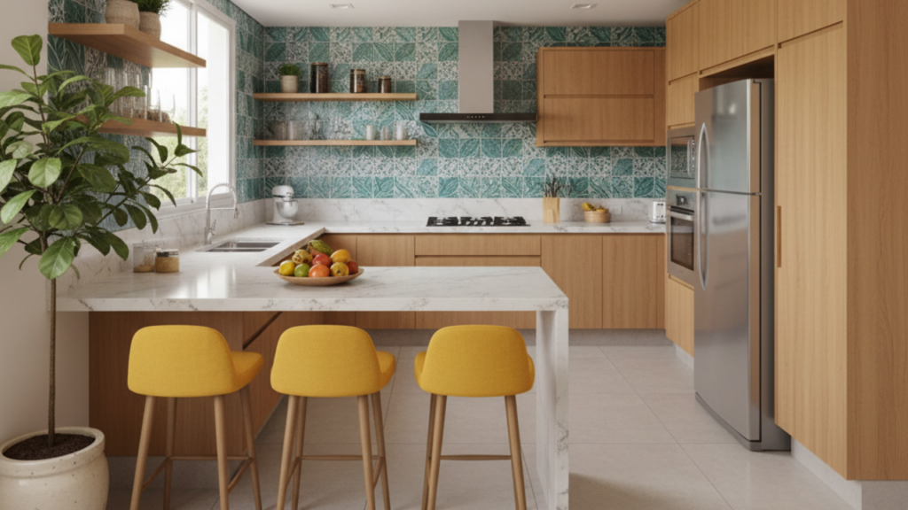 ilha de cozinha - referência 9