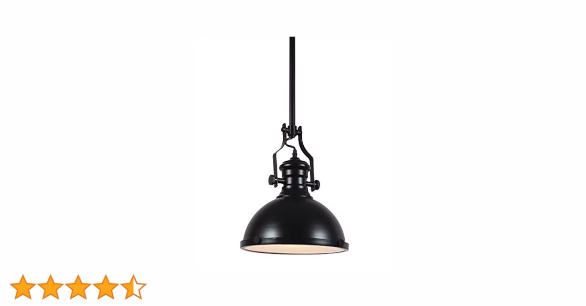 Pendente Industrial sobre a Ilha: Charme Retrô Moderno - ideia