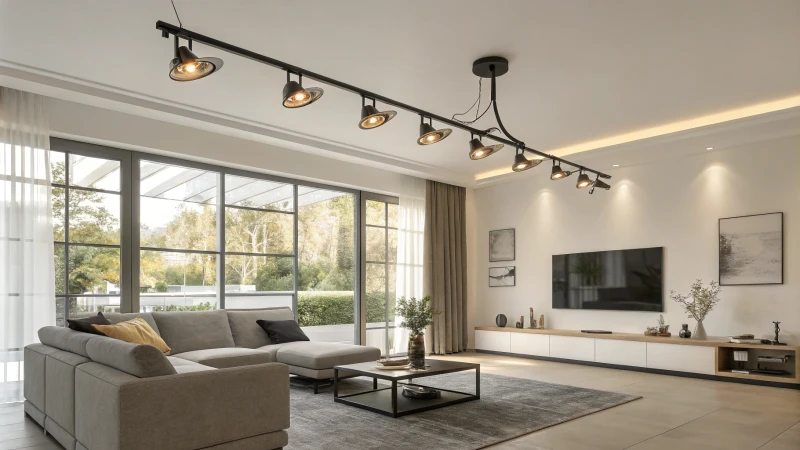 Luminárias de Trilho com LED: Versatilidade e Design Industrial - detalhe