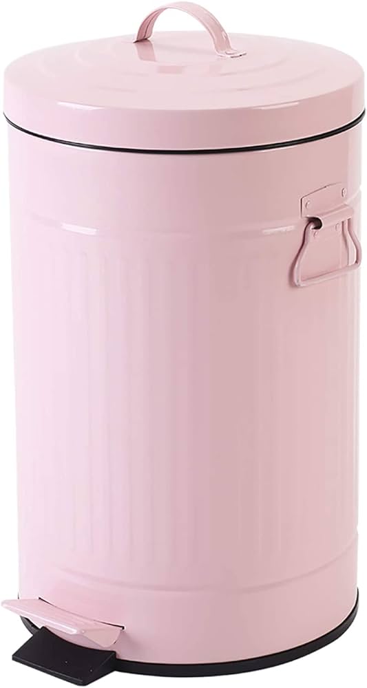 Lixeira Vintage com Decoupage Floral: Toque Romântico - detalhe