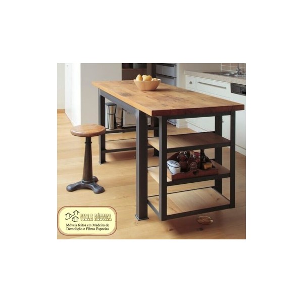 Integrada a Elementos de Ferro para um Toque Industrial - ideia