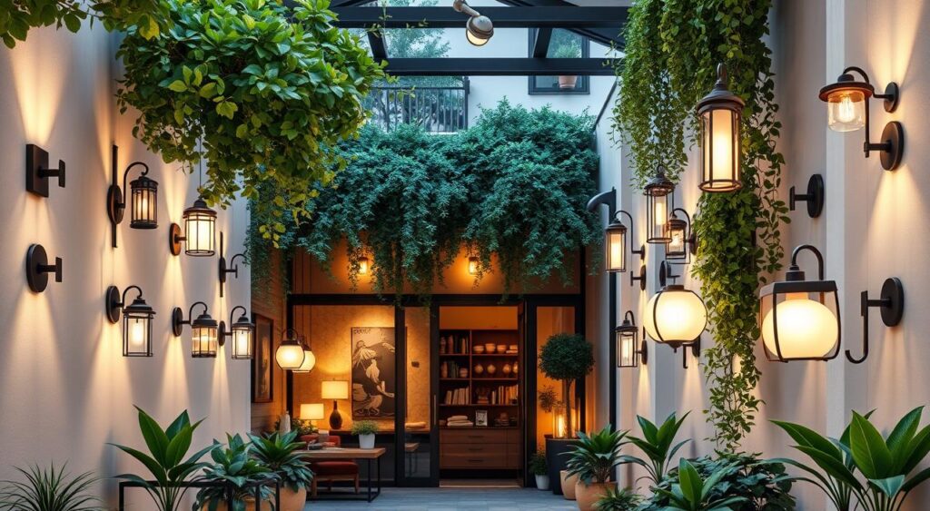 Cantinho Relaxante com Luminárias Diferenciadas - inspiração