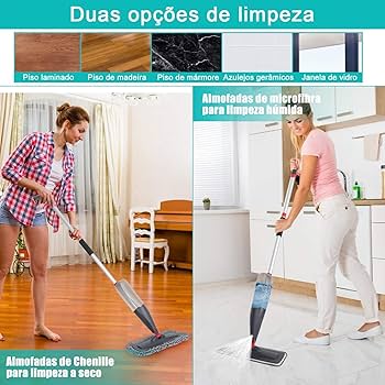Mop Spray com Óleos Essenciais: Perfume e Limpeza em um só passo, que tal? - ideia