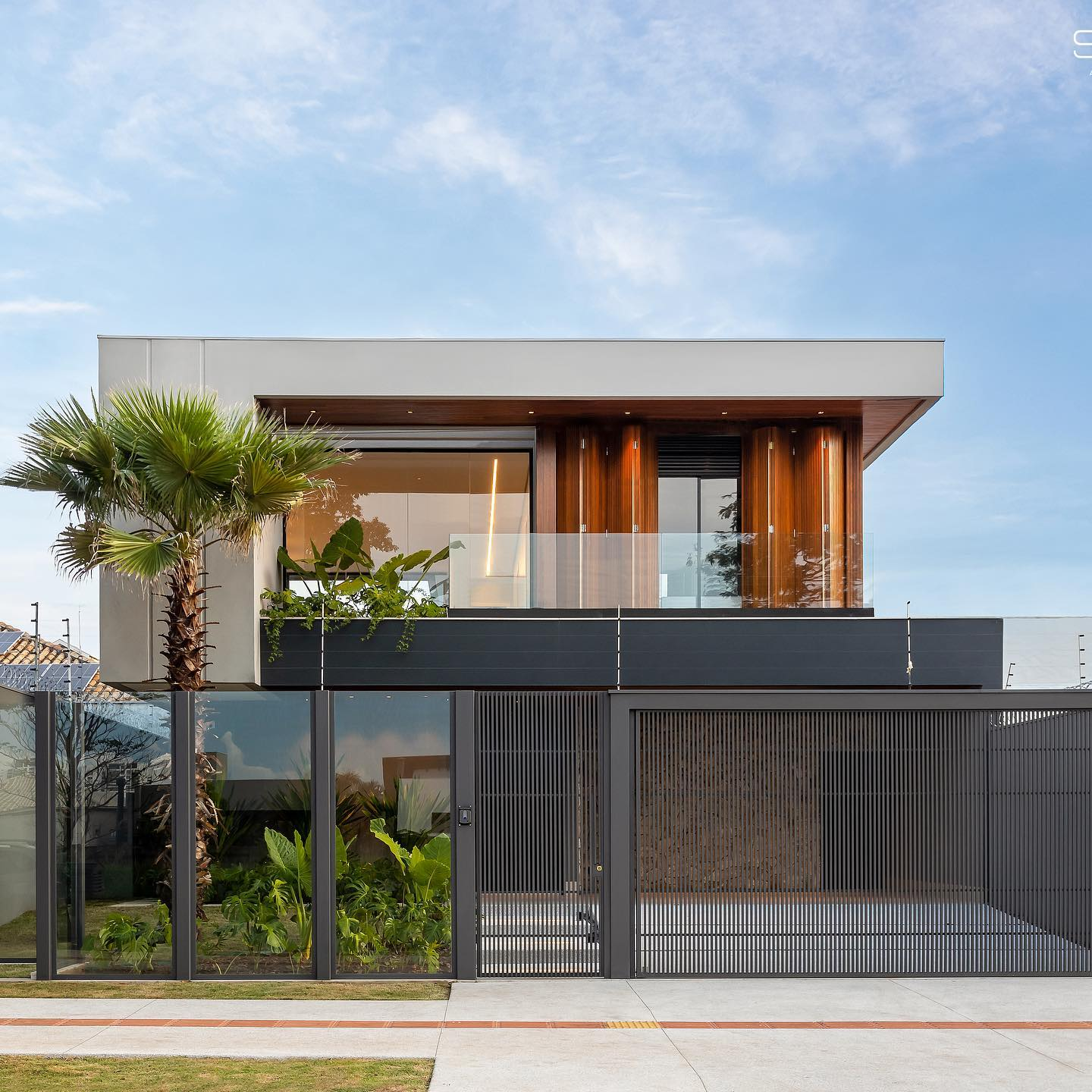 Muro com Blocos de Concreto Vazados: Estilo Industrial Chic - detalhe