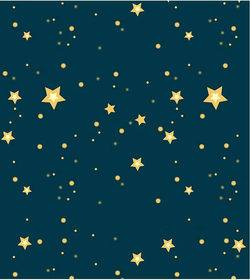 Noite Estrelada Particular: Papel de Parede Escuro com Detalhes Dourados para um Quarto Glamouroso - detalhe