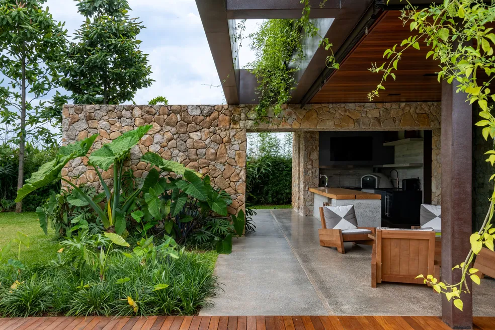 Natureza em Casa: Integre Pedras Naturais ao Seu Projeto - ideia