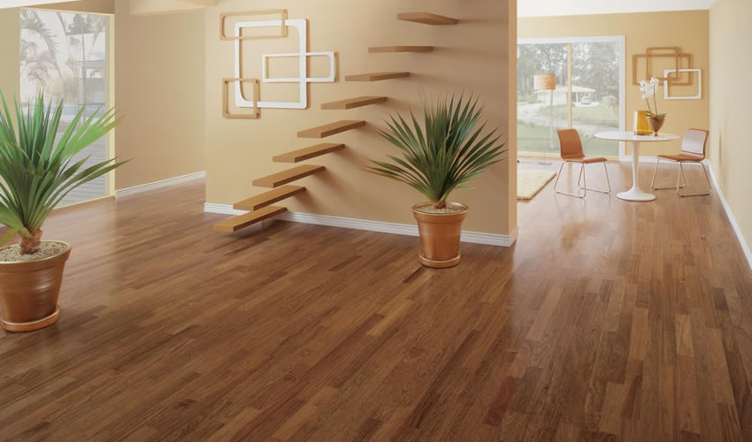 Aconchego Natural: Piso de Madeira para uma Sala Relaxante - ideia