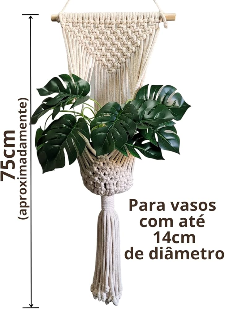 Elegância Suspensa: Jiboias Pendentes em Macramê Boho-Chic - ideia