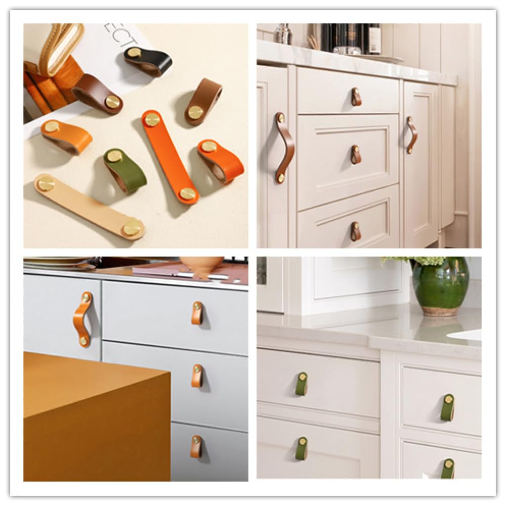 Puxadores de Couro: Elegância e Durabilidade Atemporal - detalhe