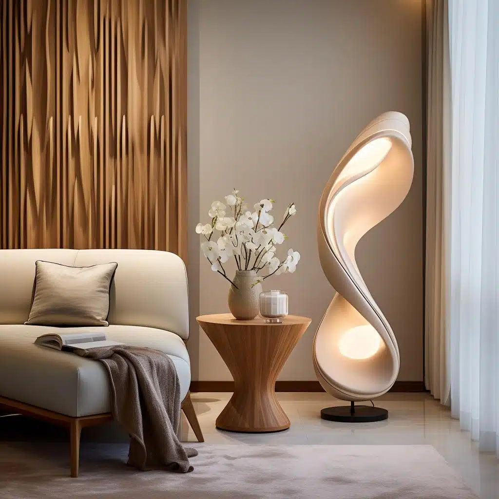 Luminárias de Chão com Design Minimalista: Funcionalidade e Leveza para Espaços Contemporâneos - ideia